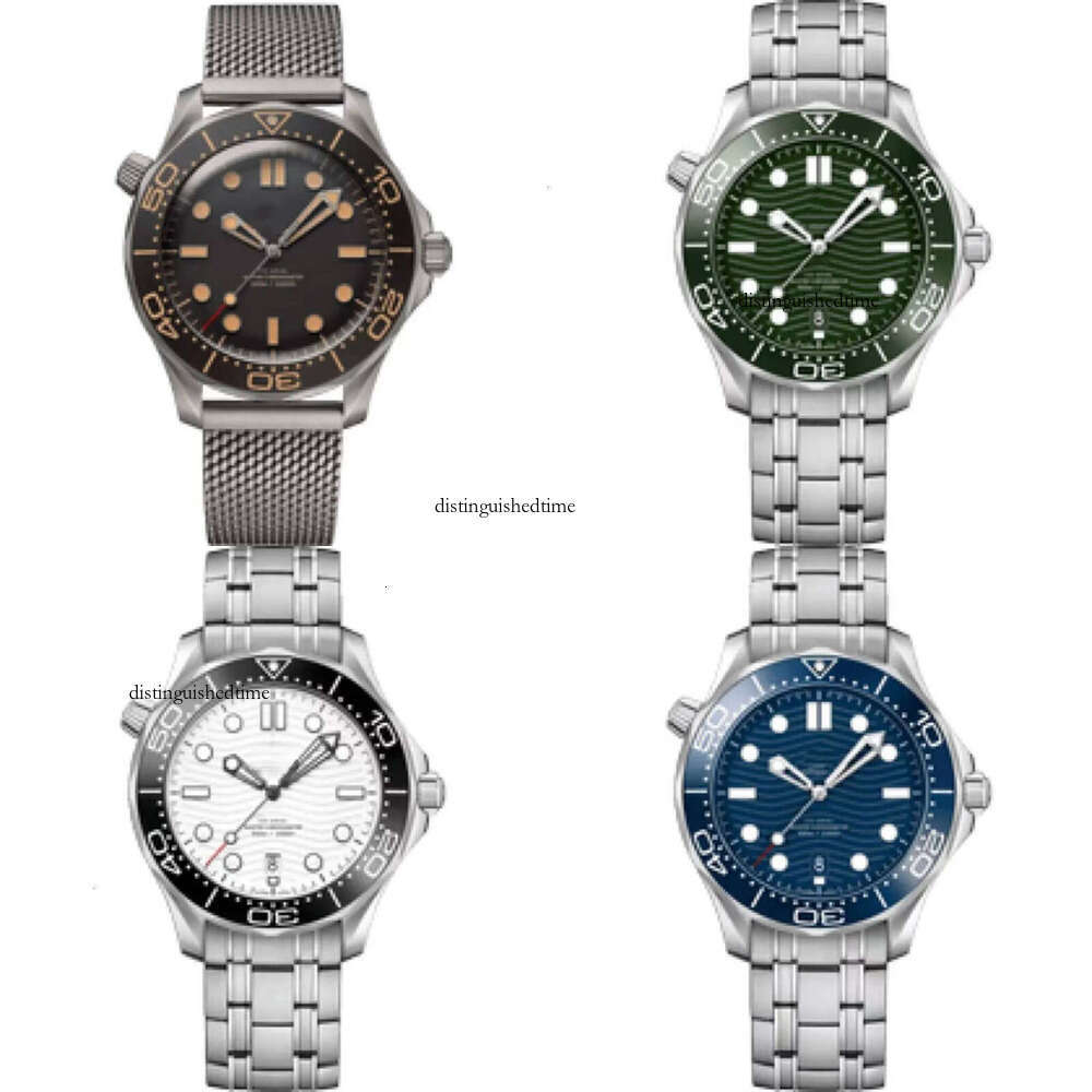 Sea Master 007 Luxury Watch Mens Watch Top Quality 904L Stainless Steel Mechanical Automatic Luminous Orologio Uomo Di Lusso