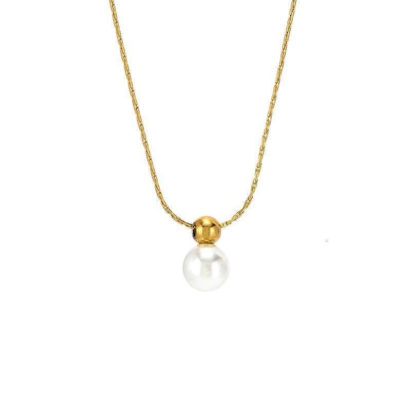 Non Fading Collarbone Chain New Titanium Steel Necklace for Women Niche Versatile Simple Personality Temperament Jewelry Trend