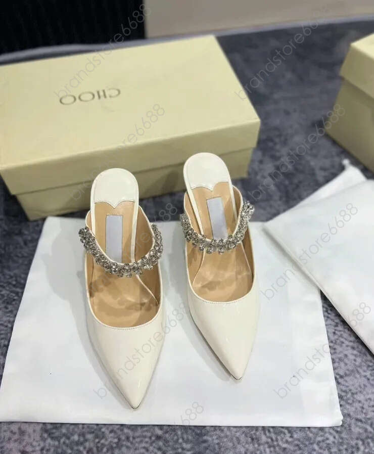 Summer Luxurious Brands Sacora Dress Shoes White Pearls Leather Pumps Lady Stiletto Heel Ankle Strap Bridal Wedding EU35-43.With Box 886