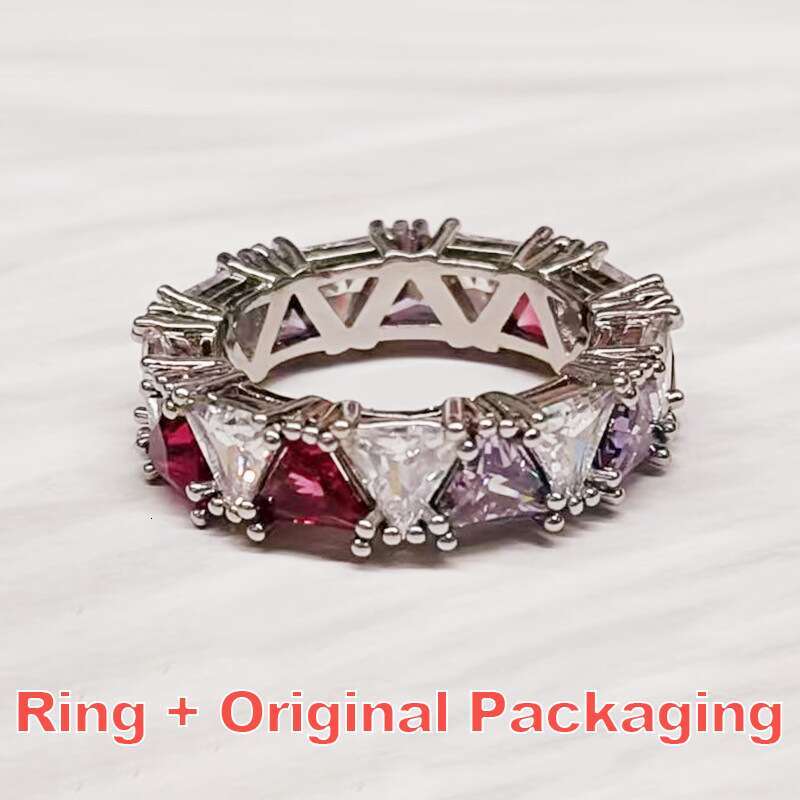 18K Gold Fill Princess Cut White Topaz Choucong Unique Wedding Rings Luxury Jewelry 925 Sterling Silver CZ Diamond Party Engagement Band Ring Men Gift