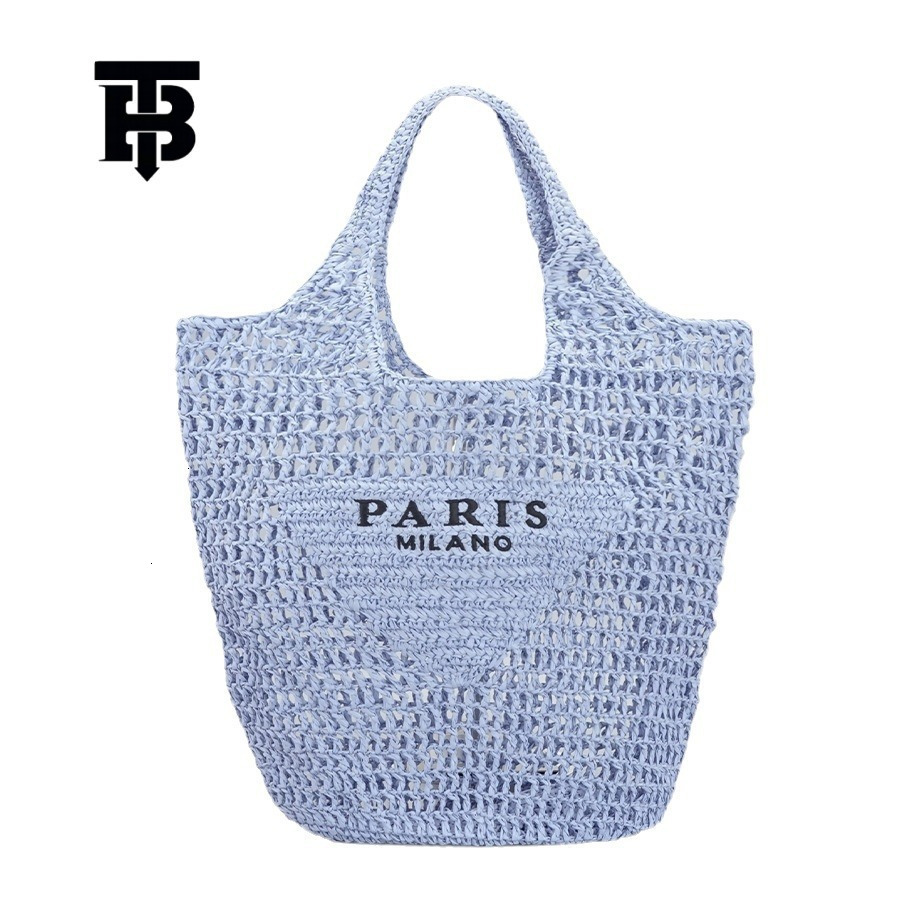 TB BHULAMTE Free Shipping Designer Luxury Trendy Urban Minimalist Luxury bag Women's Handbag Embroidered Letters Mesh Bag Hand Woven Hollow Grass