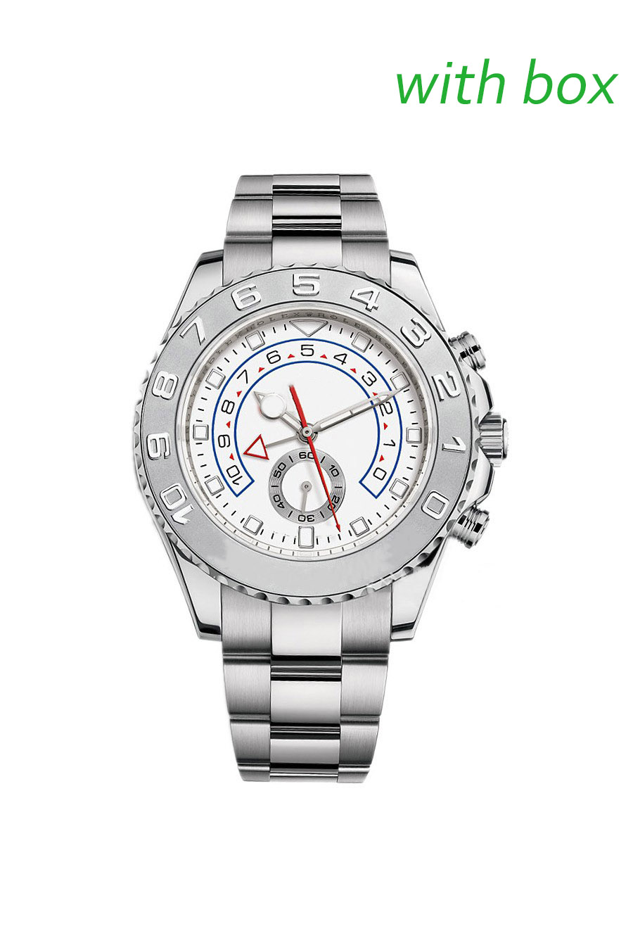 Mens Watch 44MM dial automatic movement designer watches 904L Stainless Steel Strap Sapphire Luminous Wristwatches with box and papers