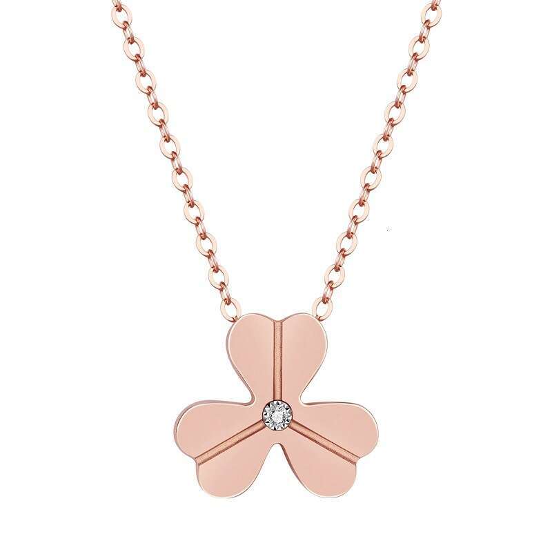 Light luxury diamond studded collarbone chain Pendant Necklaces jewelry necklace Fashion Classic necklace Charm Rose Gold Silver Plated Agate necklace