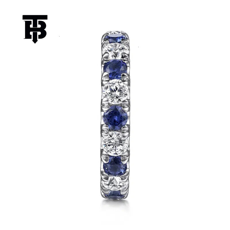 TB Bhulamte's New Minimalist Fashion Diamond Ring With Designer Texture High-end Geometric Jewelry Couple's Ring Luxury Women's Accesso