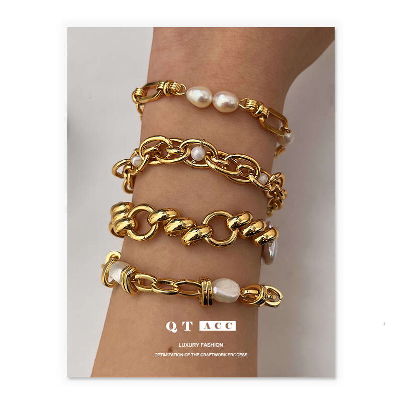 trends Fashion luxury pearl bracelet jewelry wedding diamond gold plated white gold letter pendant womens letter diamond pendant bracelet