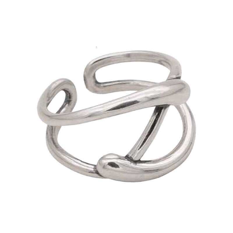 ring Knot Diamond Rings luxury Classic wedding ring fashion jewelrys Sterling Silver women's jewelry Versatile as birthday present Lovers style