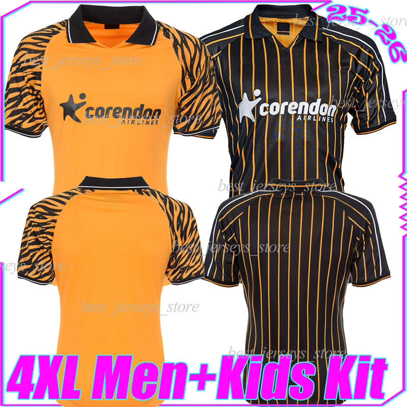 4XL 25/26 HullSoccer Jerseys city McBURNIE CROOKS GELHARDT NDALA KAMARA LUNDSTRAM MATAZO PALMER SLATER PUERTA VAUGHAN EGAN football shirts