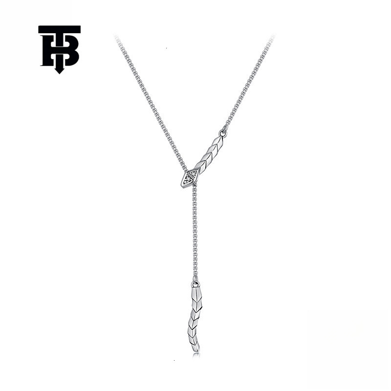 TB BHULAMTE Original Designer 925 Silver Retro Personalized Snake Women's Ring Simple High End Necklace Accessories Set Luxury Jewelry Free Shipp
