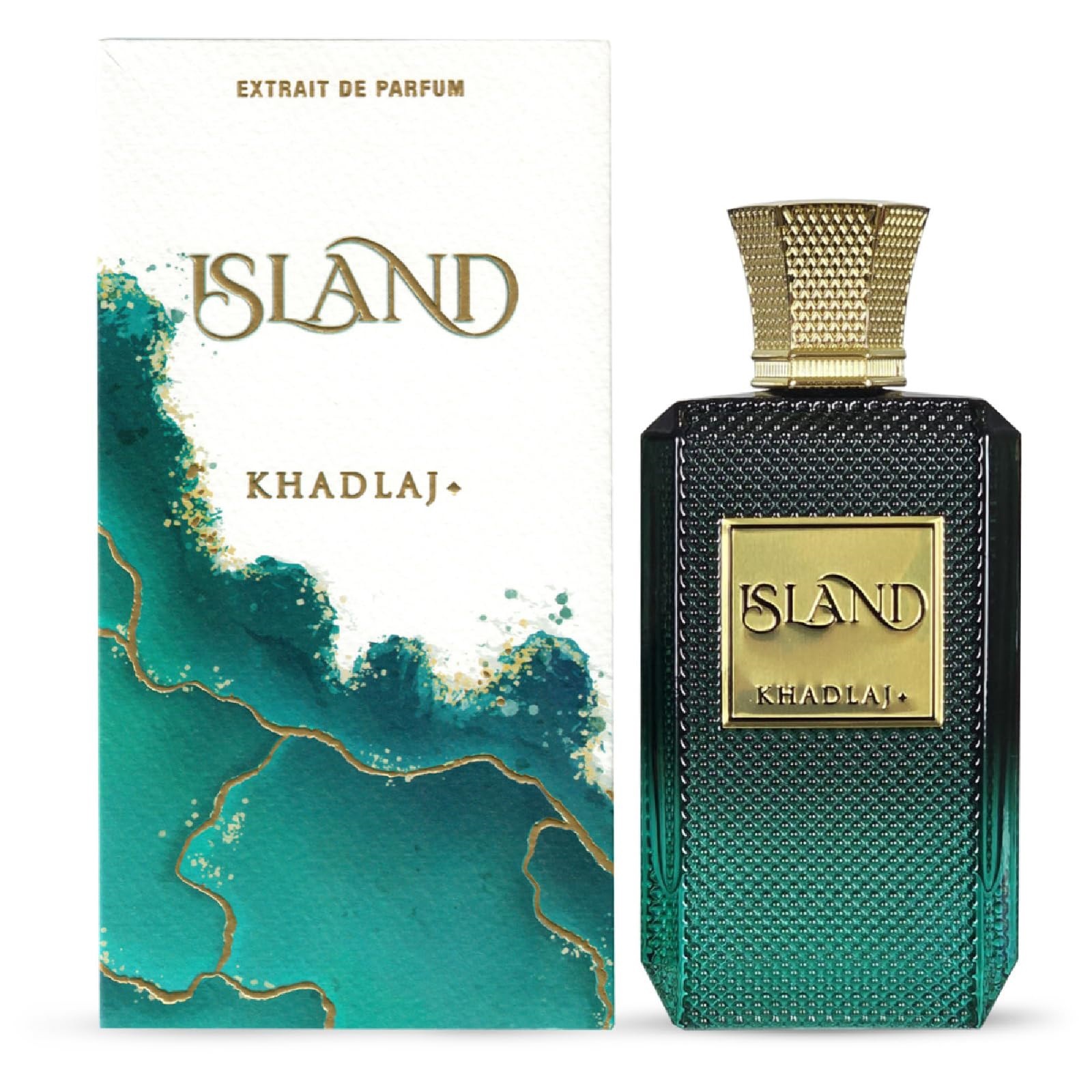 Popular khadlaj island lasting fragrance fast delivery boutique packaging men and women's new 100ml perfume