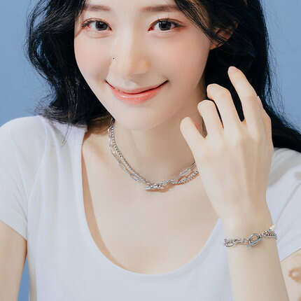 luxury jewelry Niche Bracelet for Men and Women Hip Hop Hand Jewelry Titanium Steel Natural Pearl Korean Style Personality Bracelet New Model