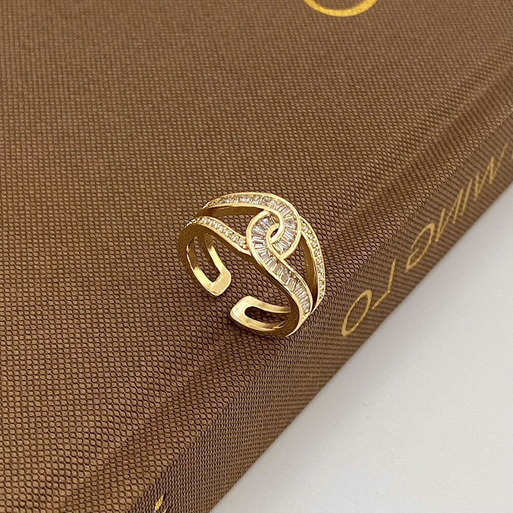 Ring Jewelry Rings Women Titanium Steel Alloy Gold-plated Process Fashion Accessories Jewelry