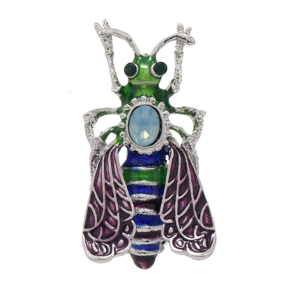 insect Brooch women Men inlay Rhinestone Pearl Brooches Gold Silver Metal Broochs Pin Christmas Party Gifts Scarf Accessories High Quality Classical J