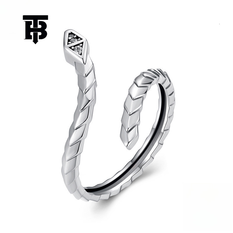 TB BHULAMTE Original Designer 925 Silver Retro Personalized Snake Women's Ring Simple High End Necklace Accessories Set Luxury Jewelry Free Shipp