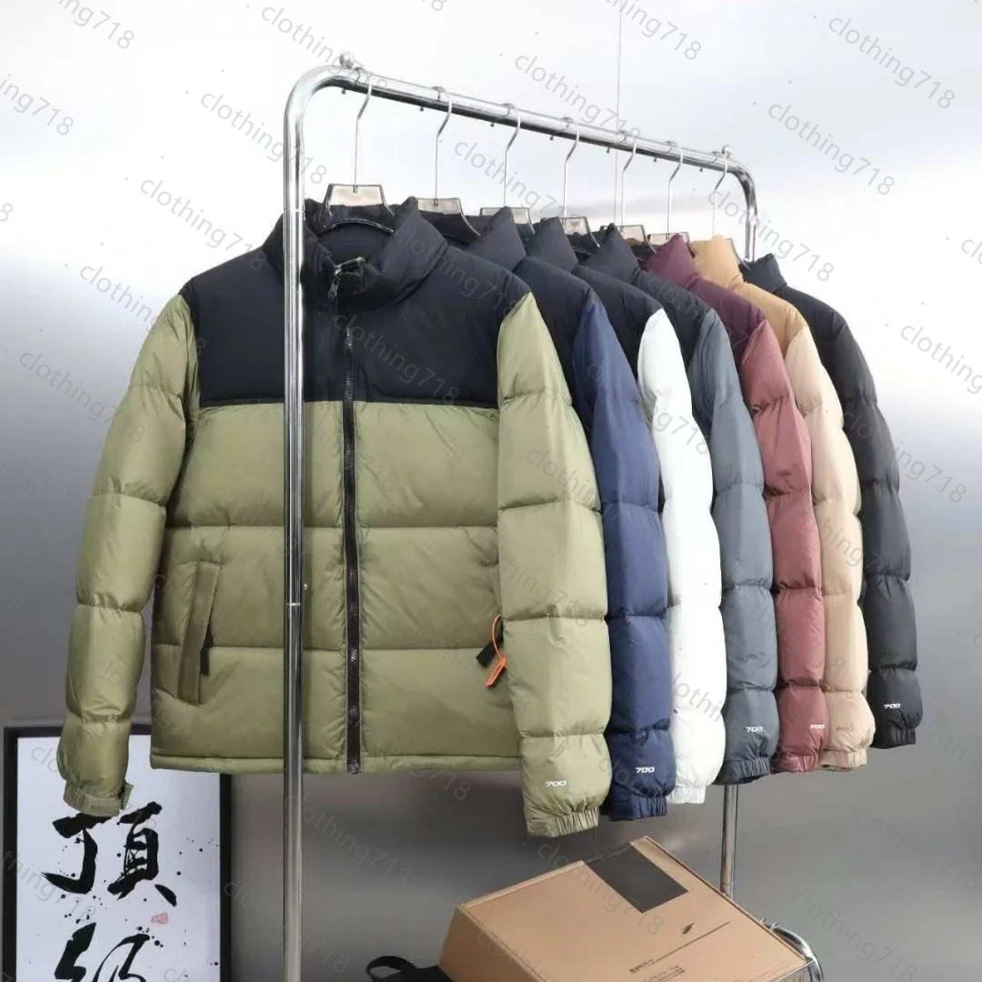mens down jacket winter puffer jacket designer coats jackets unisex tops embroidery Stand Collar Loose Thick zipper Fashion winter outerwear winterjacke XL