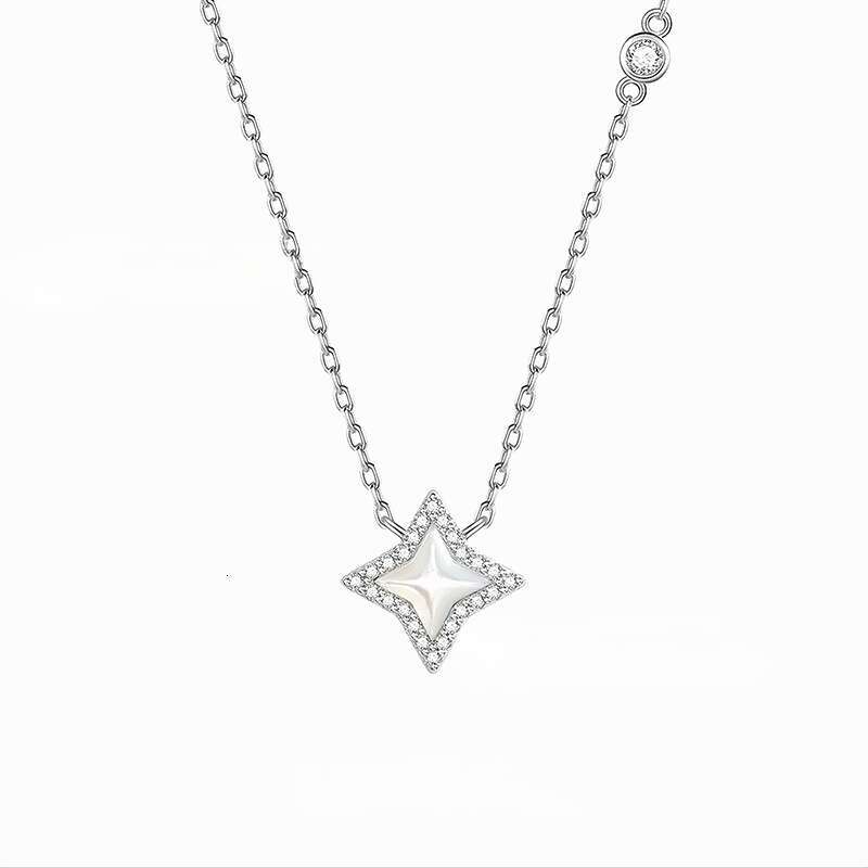 Four-pointed star light luxury collarbone chain Necklace for women Gold Plated Luxury necklaces Pendant Necklace Chain Jewelry Party gift