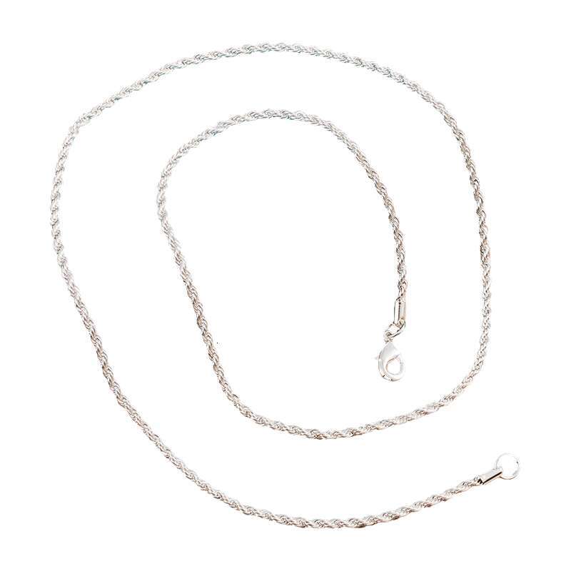 Twisted rope necklace Chokers Hip Hop High Polished Gold Color Stainless Steel Curb Cuban Link Chain Necklace Gift For Men Jewelry