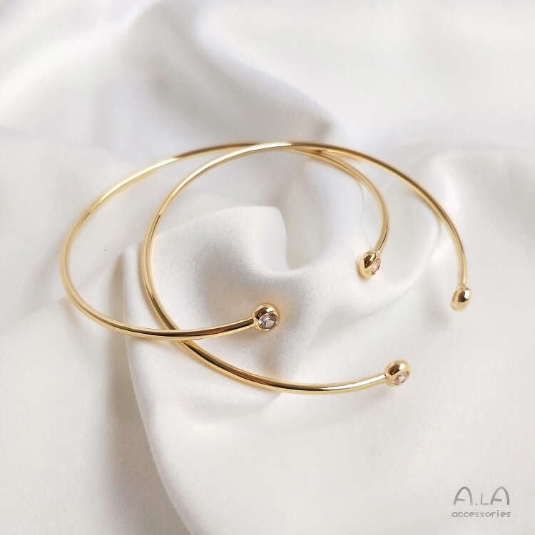 uxury Cubic Zirconia Cuff Gold Plated Zirconia Bracelet for Women Elegant Open Bangle lfashion Jewelry for Wedding daily Wear