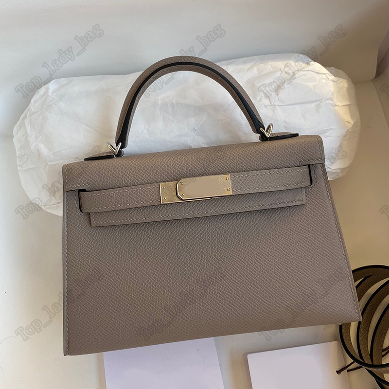 12A designer mini tote bag shoulder women purse crossbody bag genuine leather classic handbag handmade portable Mirror quality cowhide Crossbody Bag 19cm