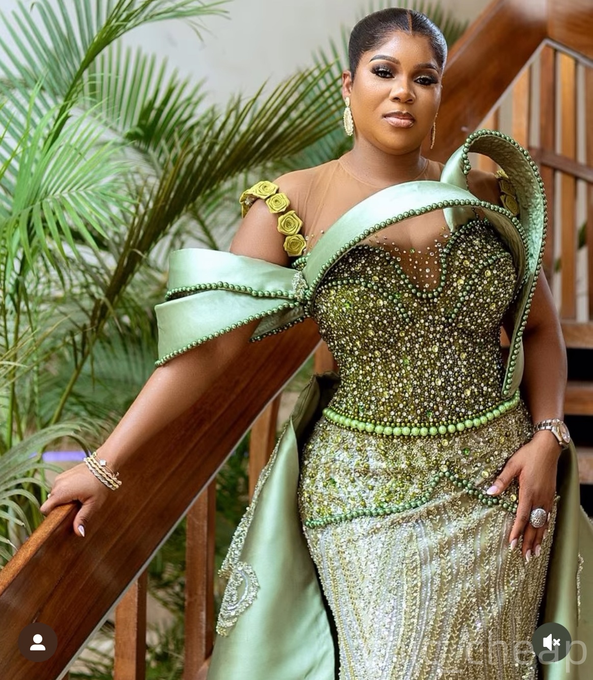 2025 Plus Size Sage Mermaid Mother Of Bride Dresses Beaded Pearls Sequined Prom Evening Party Mama's Dress Vintage 50's Birthday Wedding Gue
