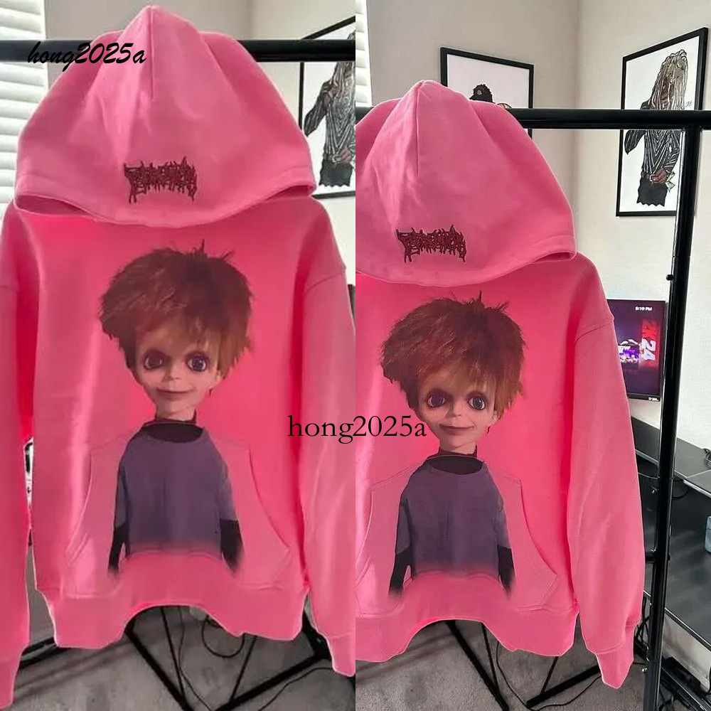 Hoodie Glen Mens Hoodies Sweatshirts Tracksuits Harajuku Beiri Pink Glen Women Streetwear Vintage Oversized Hoodie Y K Top Sweatshirt Casual Tracksuit Men Cloth D5