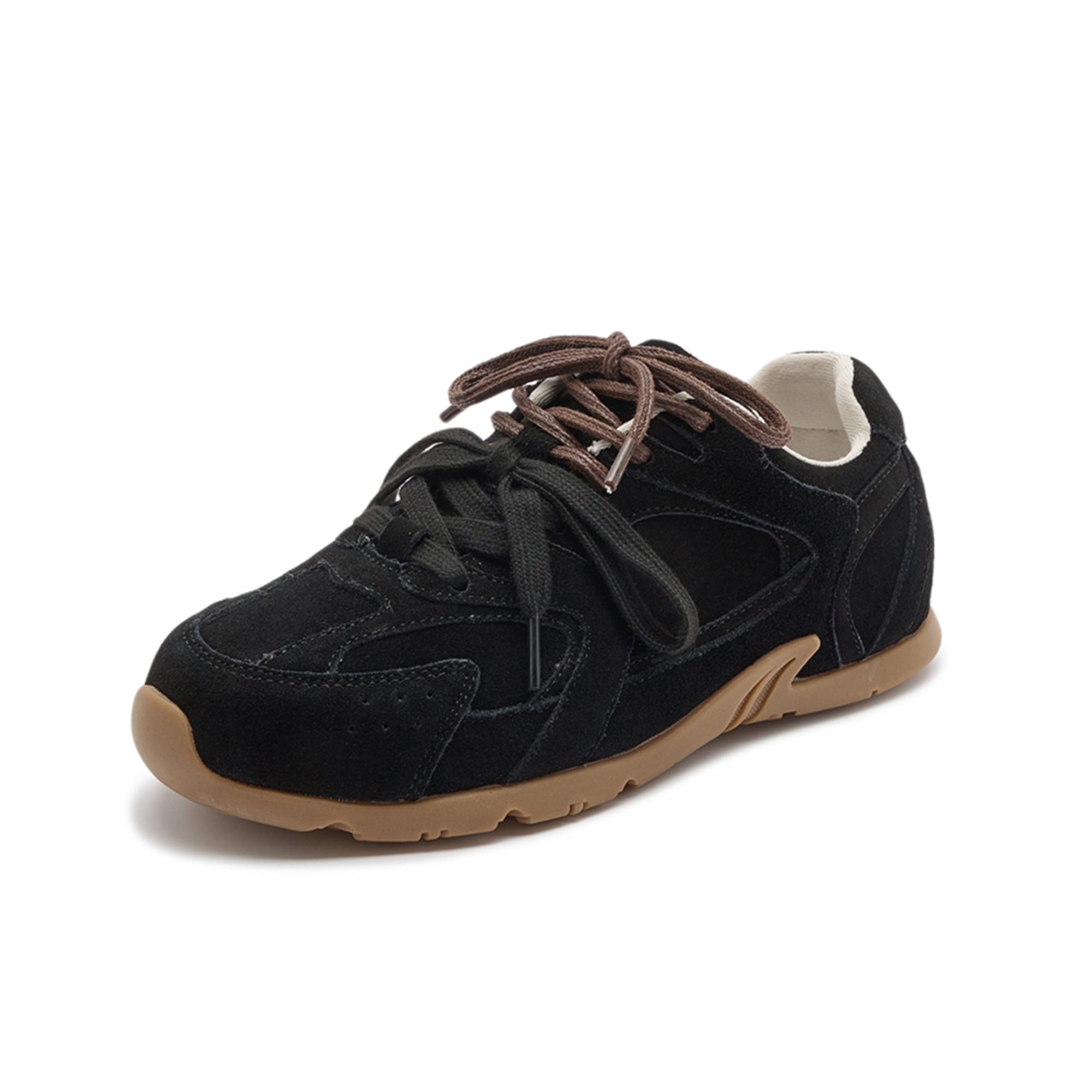 Women's Sneakers Non-slip German Training Shoes for Women Flat Large-size Genuine Leather Running Female Shoes