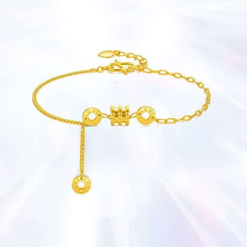 Simple and fashion trend Luxury Diamond Charm Bracelet Fashion Trendy Letter pendant Gold Jewelry Accessories Love Gift good