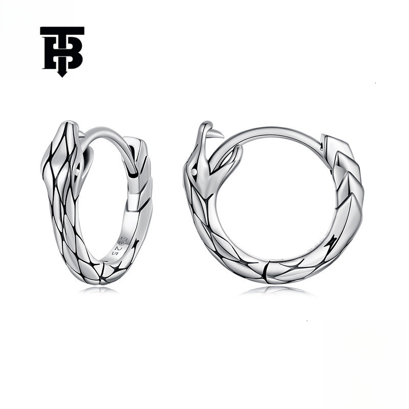 TB BHULAMTE Original Designer 925 Silver Retro Personalized Snake Women's Ring Simple High End Necklace Accessories Set Luxury Jewelry Free Shipp