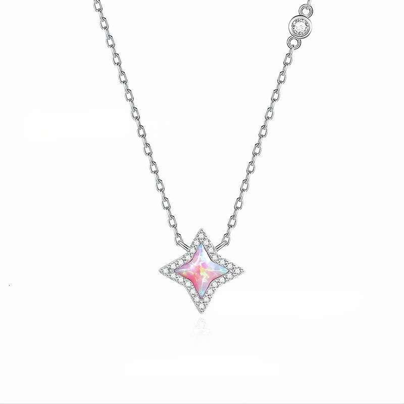 Four-pointed star light luxury collarbone chain Necklace for women Gold Plated Luxury necklaces Pendant Necklace Chain Jewelry Party gift