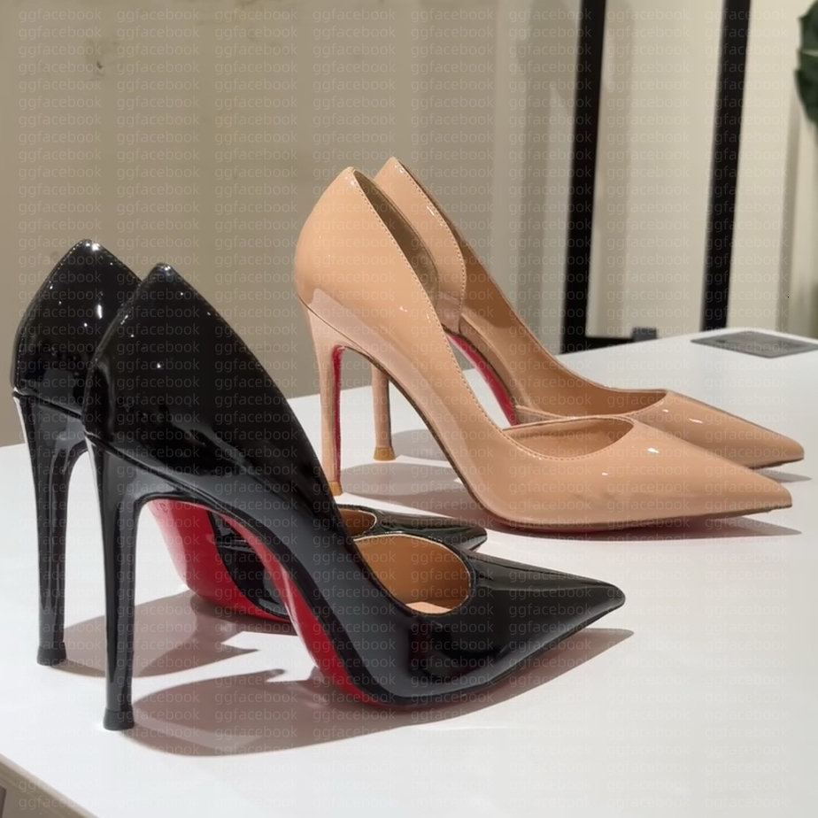 Designer High Heels women sandals slingback heels classic heels Pointed Toes Patent Leather Pumps Dress shoes red heels Stiletto Heel Wedding Party Shoes 35-43 01 a6