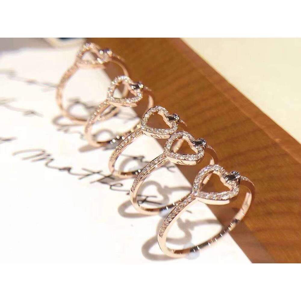 Heart-shaped ring Fashion nail Ring rings for women classic ring bangle silver rose gold Jewelry Valentine's Day Gift