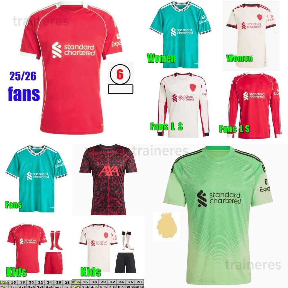 25 26 football soccer jersey ALLISTER DIOGO JOTA 22 EkitikE 2025 2026 shirt Luis DIaz SZOBOSZLAI A.BECKER FRIMPONG Wirtz 7 Kerkez men kids kit uniforms SALAH new