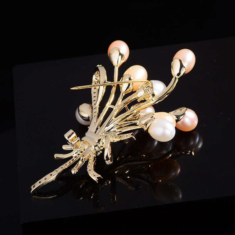 Women Wedding Sweater Suit Collar Pin Brooche Luxury Fashion style Letter Brooches Crystal Rhinestone Geometric Round Brooch Jewelry gifts