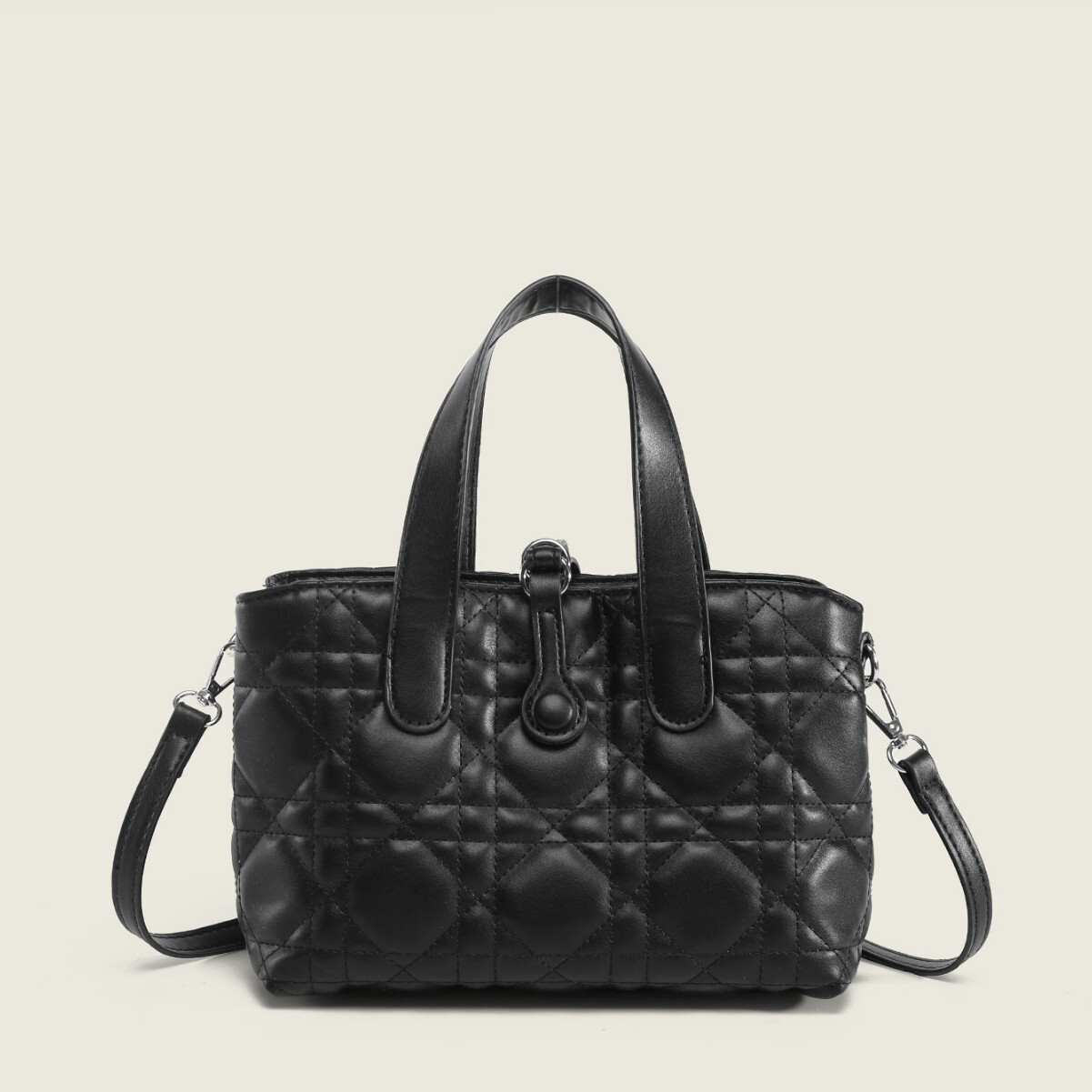 Quilted Handbag Small Square 2025 New High-end Niche Fashion Basket for Women Versatile Commuter Crossbody Bag ddmymoon