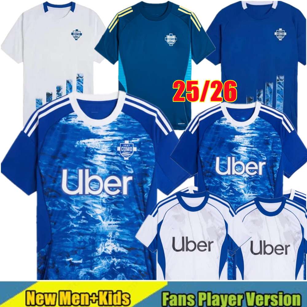 25 26 Como Soccer Jerseys NICO PAZ GABRIELLONI CUTRONE FADERA STREFEZZA CERRI PERRONE VERDI BASELLI 2025 Home Away 3rd 2026 Goalkeeper Training Wear Football Shirt