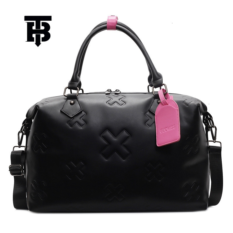 TB BHULAMTE Free Shipping Designer Luxury Women's Large Capacity Travel Bag Fashionable Hand-held Fitness Bag Shoulder And Crossbody Luggage Stor