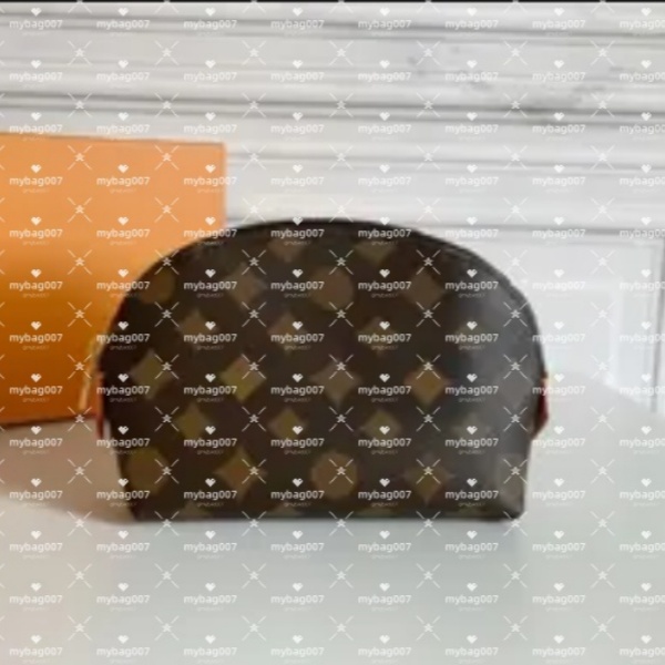 10A Cosmetic Bags Cases womens Makeup Bag Classic Luxury designer Double zipper men travelling Toiletry Travel Pouch Ladies Wash bag Purses Handbags 007