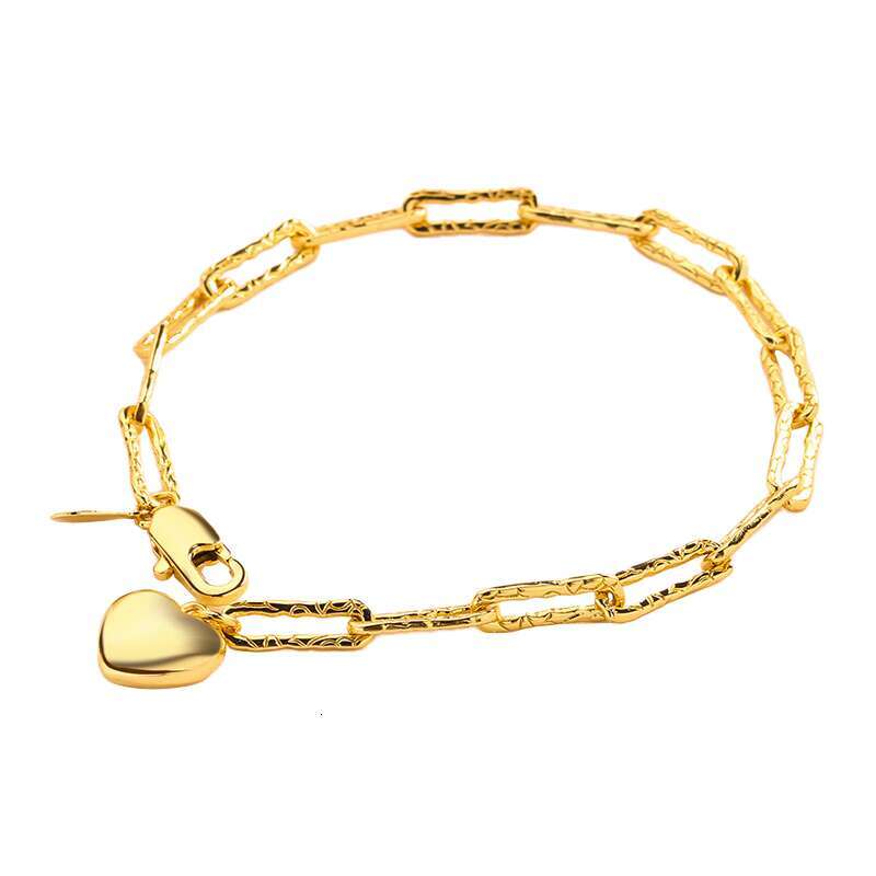 Fashion heart shaped bracelet Gold Plated Zirconia Bracelet Women Elegant Open Bangle Luxury Cubic Zirconia Cuff Fashion Jewelry for Wedding Daily Wea