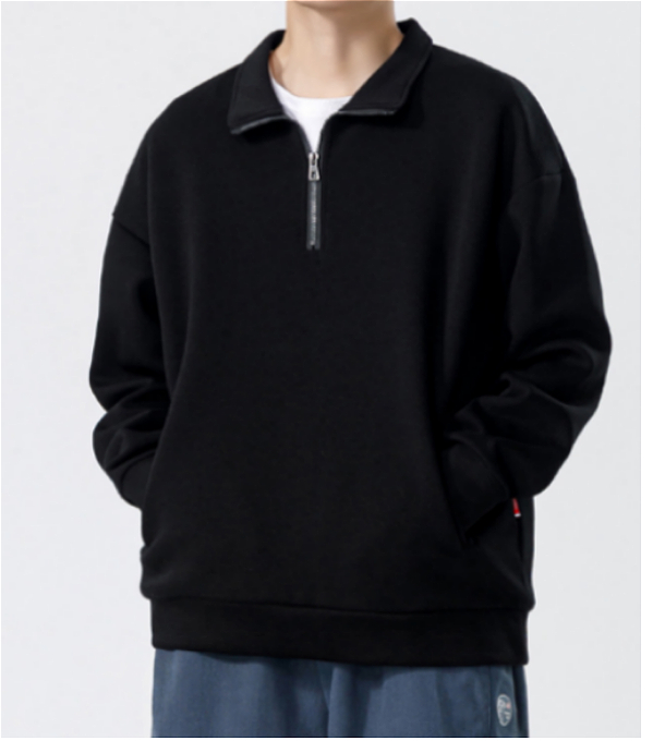 105 Sweat-shirt à col roulé