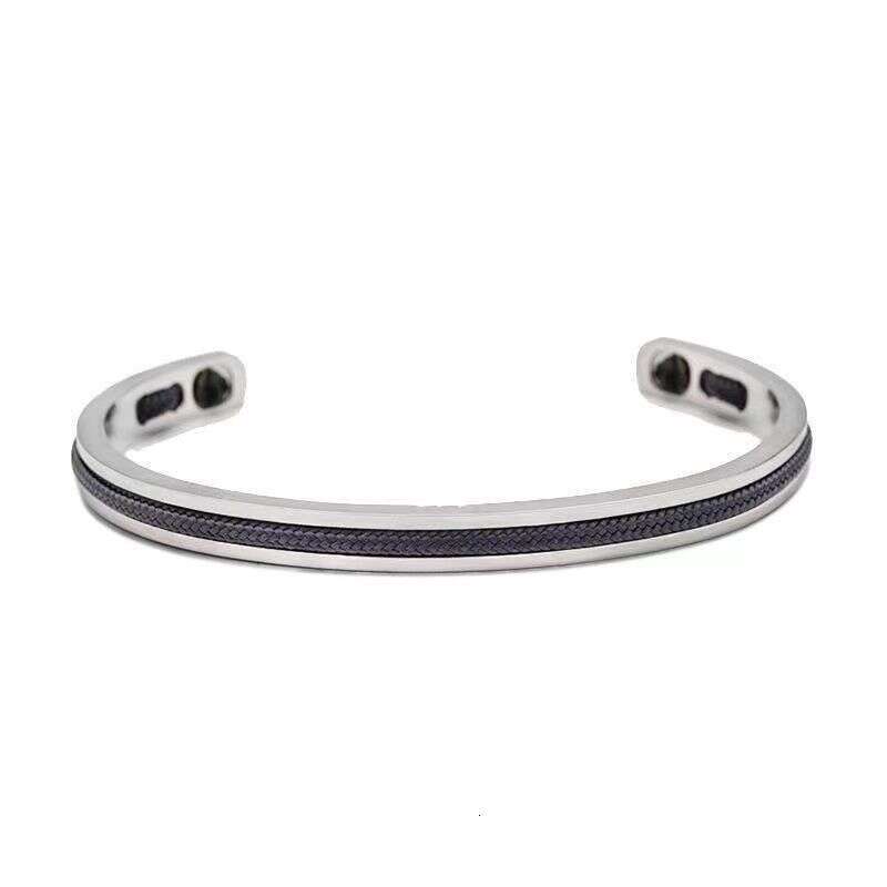 bracelet designer jewelry luxury jewelry Business Formal 2pcs/set bracelets bangles men women Stainless Steel Gold jewelry silver bangle