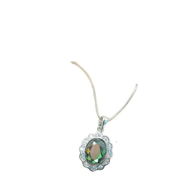 Color Changing Gemstone Sterling Sier Pendant
