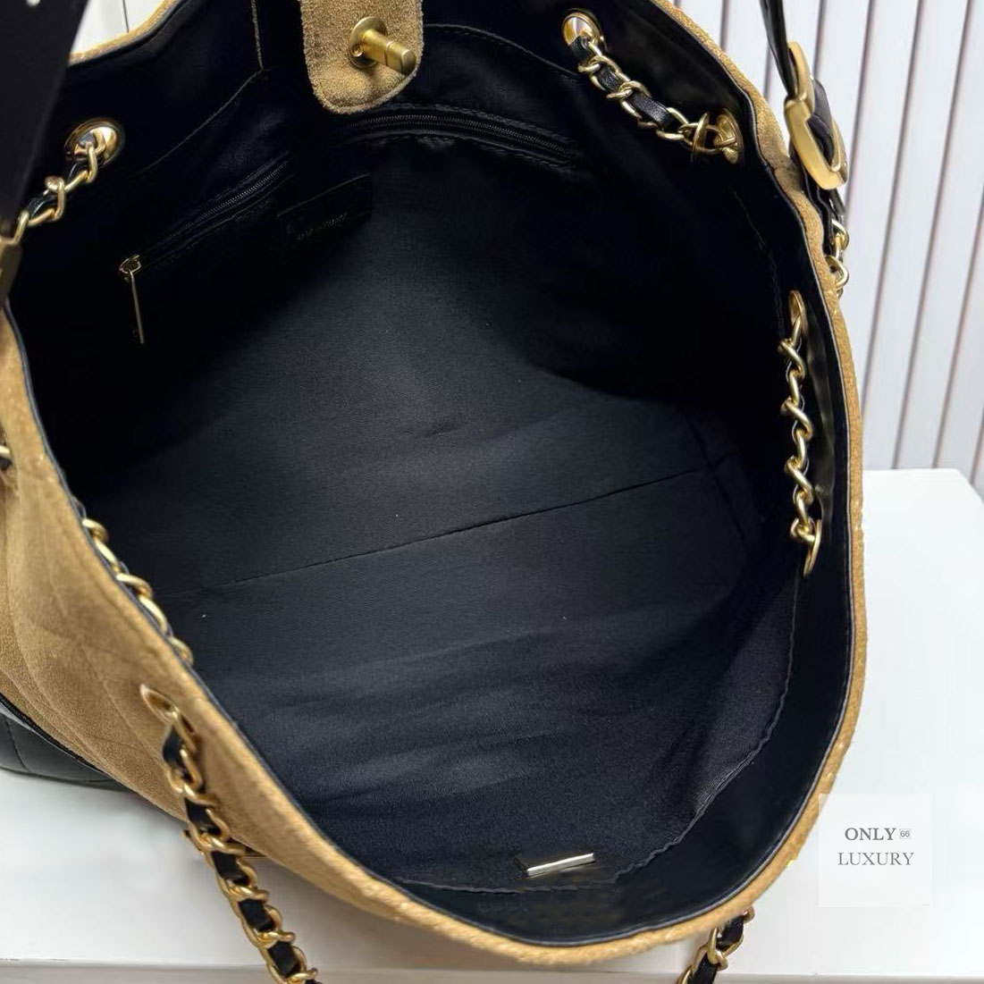 designer tote premium 25A hobo suede double chain crossbody bags genuine leather women shoulder bag fashion wallet retro brown large shopping handbag 