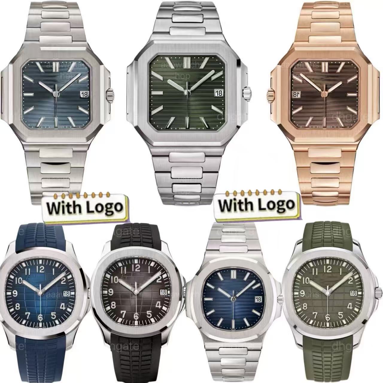 Luxury Automatic Watches AAA Men 7 Styles Stainless steel/Rubber/Leather Straps Designer Watch 41MM waterproof Wristwatches with sapphire reloj orologio montre
