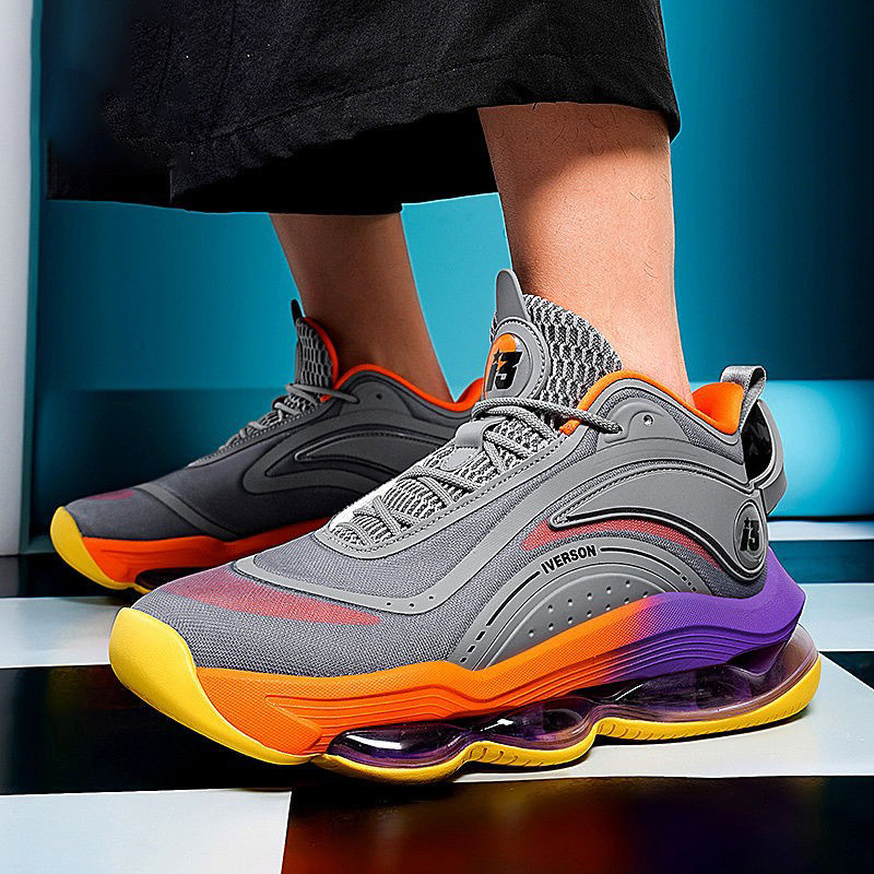 IVERSON designer shoes free shipping outdoor sport sneakers Mens basketball shoes teenagers platform trainers running shoes