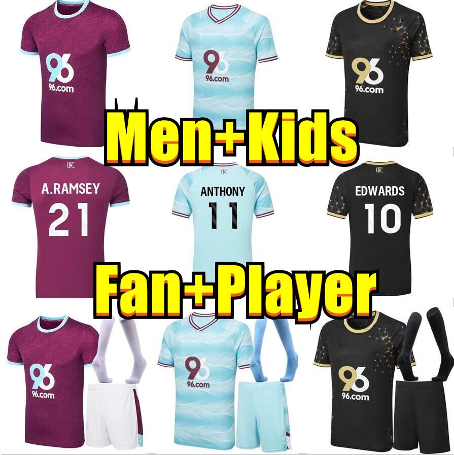 25 26 soccer jerseys SARMIENTO BURNLEIES BURNLESE BROWNHILL FLEMMING ANTHONY BURN is designed to celebrate the clubs home and the beauty of Lancashire. Men Kids Kits