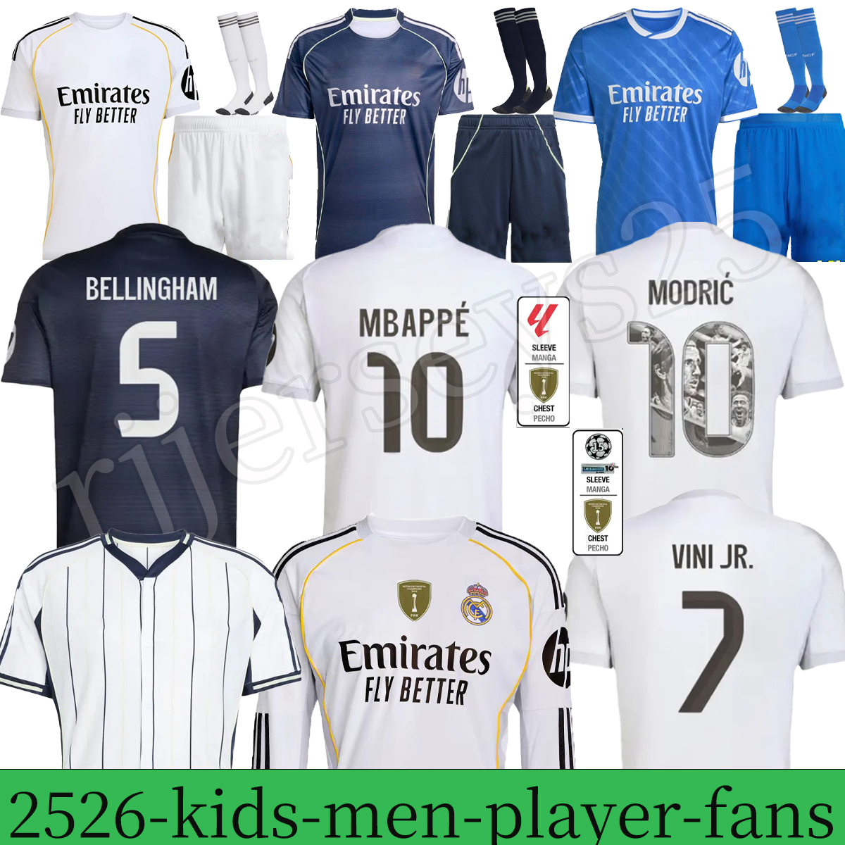 25 26 soccer jersey Reals Madrids TRENT HUIJSEN BELLINGHAM VINI JR football jersey MBAPPE VALVERDE football kits CAMAVINGA camiseta men maillot de foot Arda Guler