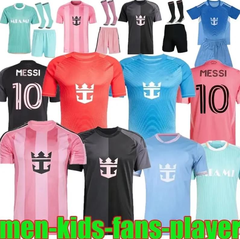 25 26 Inters MESSIS Soccer Jerseys Miamis SUAREZ Football Shirt 2025 2026 HIGUAIN TRAPP PELLEGRINI Martinez FC CARRANZA PIREZ MORGAN men kids Kit Fans