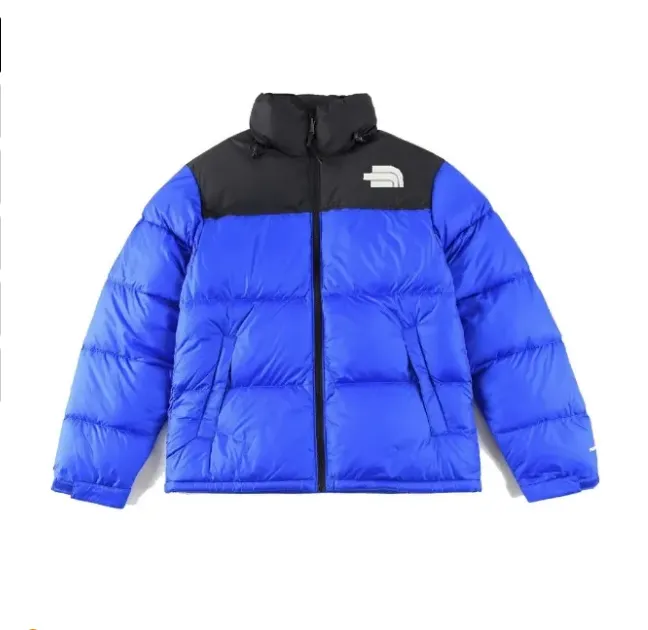 Long Sleeve Zipper Water-repellent Coats Unisex Designer Down Jackets Warm and comfortable Jacket Men Black color block jacket Finish cool Parkas 2XL