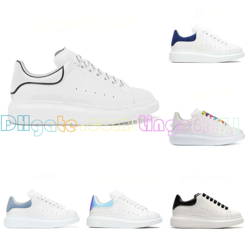 Alexanderr uen Designer Womens Mens Fashion Top Quality Flat White Colorful Beautiful Alexander Sports Shoes Plat Bottom Sneakers 7b