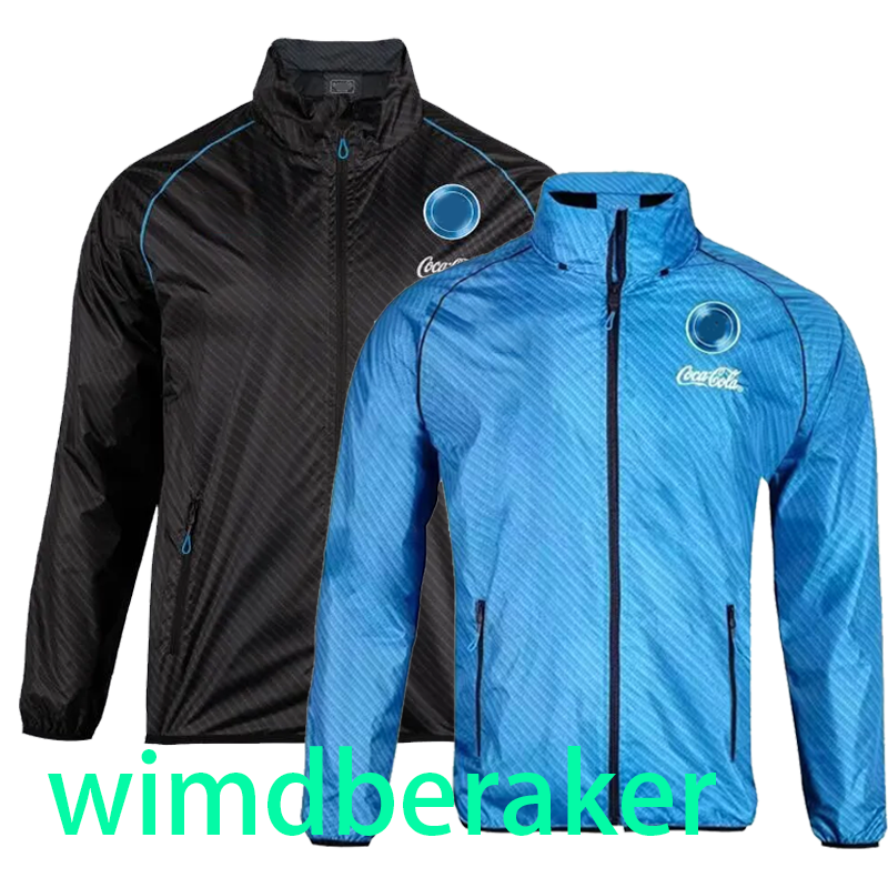 25 26 Napoli Football tracksuit Pre Match jacket 2025 2026 SSC Naples jogging long sleeve Strike Drill Soccer training suit Men Kids Futbol