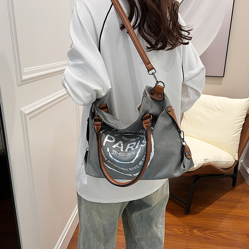 Luxury Brand Designer Bag 2024 New Women's Handbag Trendy Fashion Letter Tote Bag Casual Commuter Large Capacity Single Shoulder Crossbody